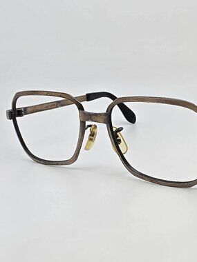 Mark Eyewear Collection Patina Bronze Vintage Eyeglasses Frame Japan 50-18-124
